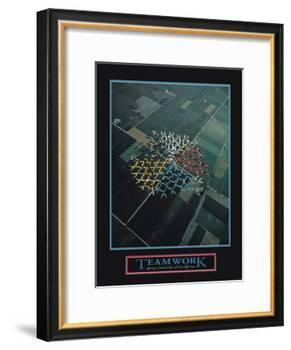 Teamwork-null-Framed Art Print