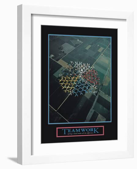 Teamwork-null-Framed Art Print