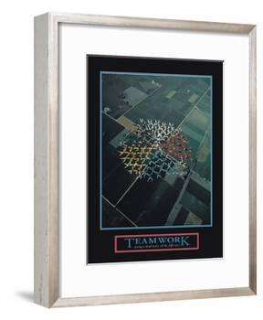 Teamwork-null-Framed Art Print