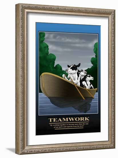 Teamwork-Richard Kelly-Framed Art Print