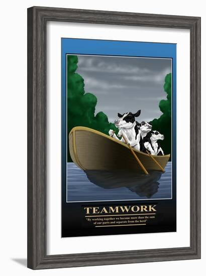 Teamwork-Richard Kelly-Framed Art Print