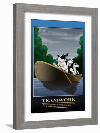 Teamwork-Richard Kelly-Framed Art Print