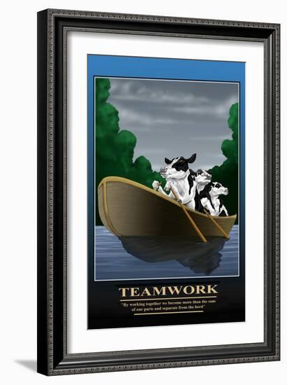 Teamwork-Richard Kelly-Framed Art Print