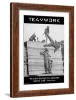 Teamwork-Wilbur Pierce-Framed Art Print