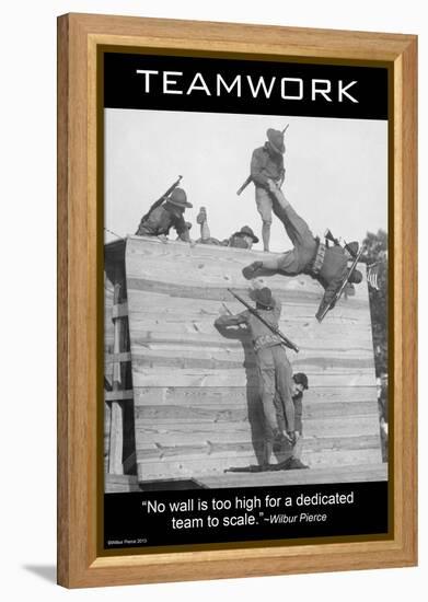 Teamwork-Wilbur Pierce-Framed Stretched Canvas