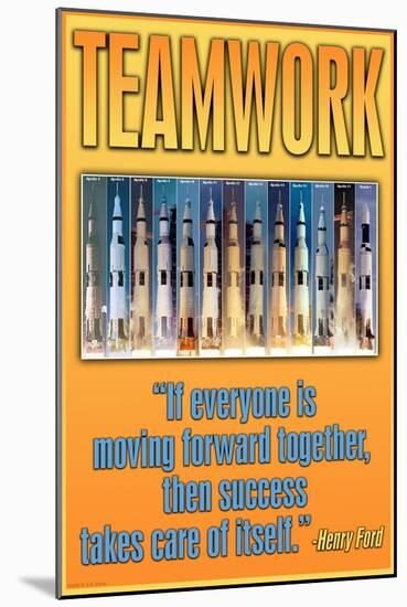 Teamwork-null-Mounted Art Print