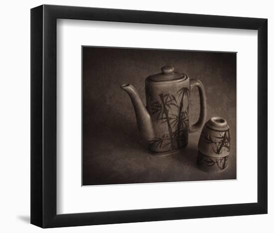 Teapot and Cups-Heather Jacks-Framed Giclee Print