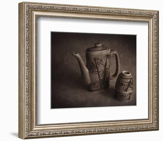 Teapot and Cups-Heather Jacks-Framed Giclee Print