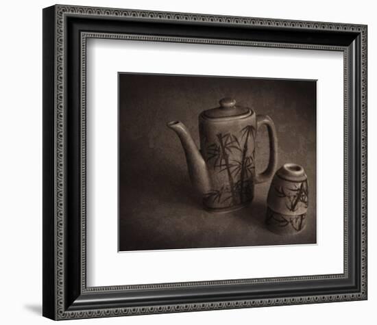 Teapot and Cups-Heather Jacks-Framed Giclee Print