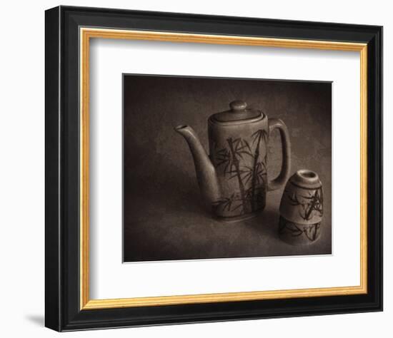 Teapot and Cups-Heather Jacks-Framed Giclee Print