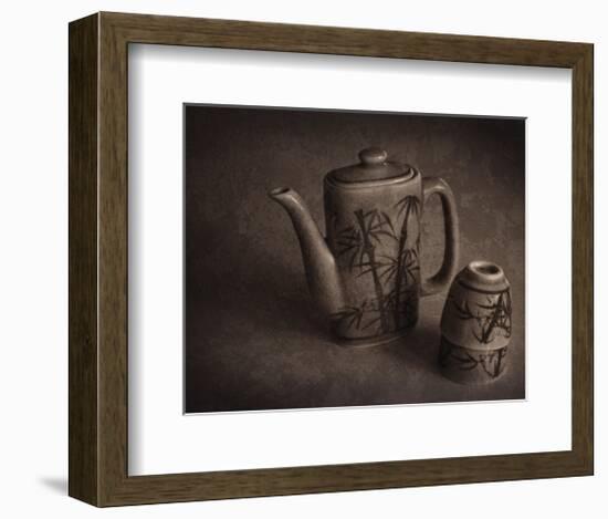 Teapot and Cups-Heather Jacks-Framed Giclee Print