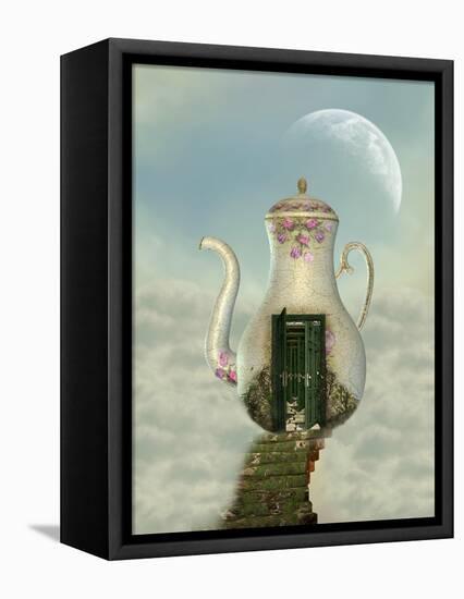 Teapot House-justdd-Framed Stretched Canvas