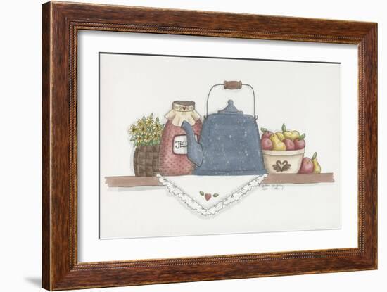 Teapot with Crock-Debbie McMaster-Framed Giclee Print