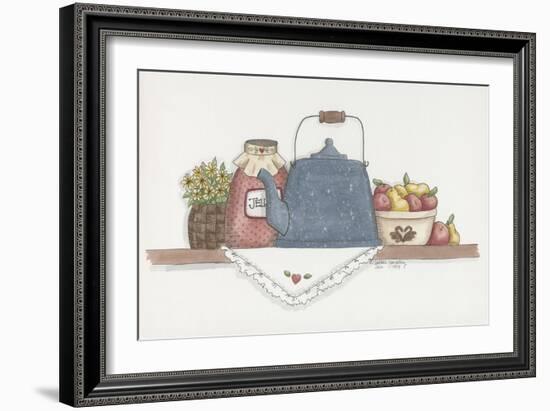 Teapot with Crock-Debbie McMaster-Framed Giclee Print