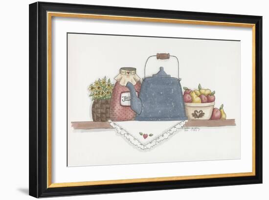 Teapot with Crock-Debbie McMaster-Framed Giclee Print