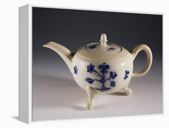 Teapot with Oriental-Inspired Floral Decorations, Ca 1740-null-Framed Premier Image Canvas