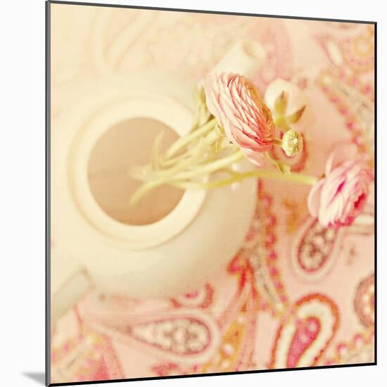 Teapot with Peonies-Sarah Gardner-Mounted Photo