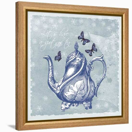 Teapot-Erin Clark-Framed Premier Image Canvas