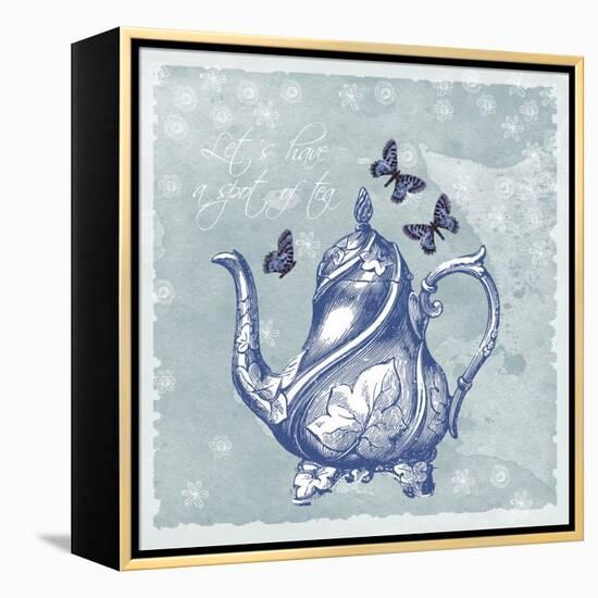 Teapot-Erin Clark-Framed Premier Image Canvas