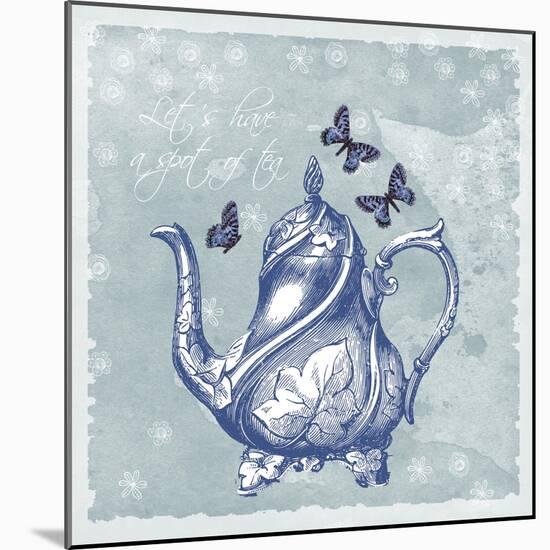 Teapot-Erin Clark-Mounted Giclee Print