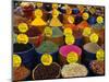 Teas and Spices at Spice Bazaar, Istanbul, Turkey-Greg Elms-Mounted Photographic Print