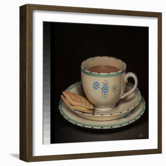 Teascape with Custard Cream-Catherine Abel-Framed Giclee Print