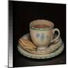 Teascape with Custard Cream-Catherine Abel-Mounted Giclee Print