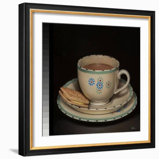 Teascape with Custard Cream-Catherine Abel-Framed Giclee Print