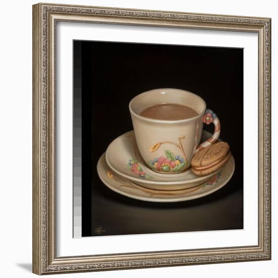 Teascape with Orange Cream-Catherine Abel-Framed Giclee Print