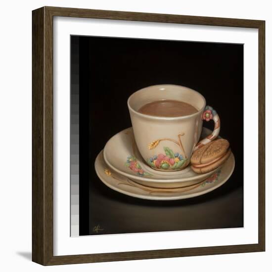 Teascape with Orange Cream-Catherine Abel-Framed Giclee Print