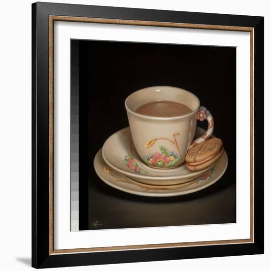 Teascape with Orange Cream-Catherine Abel-Framed Giclee Print