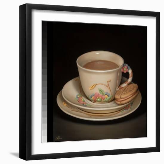 Teascape with Orange Cream-Catherine Abel-Framed Giclee Print