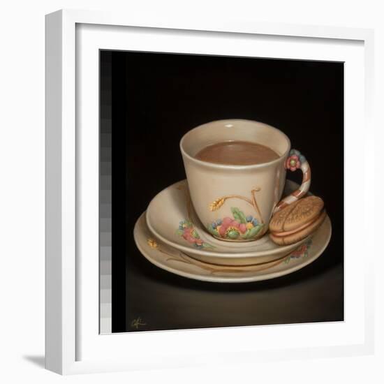 Teascape with Orange Cream-Catherine Abel-Framed Giclee Print