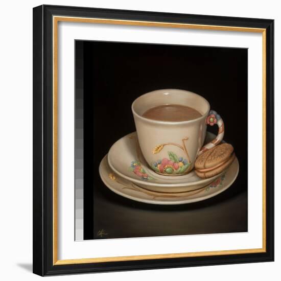 Teascape with Orange Cream-Catherine Abel-Framed Giclee Print