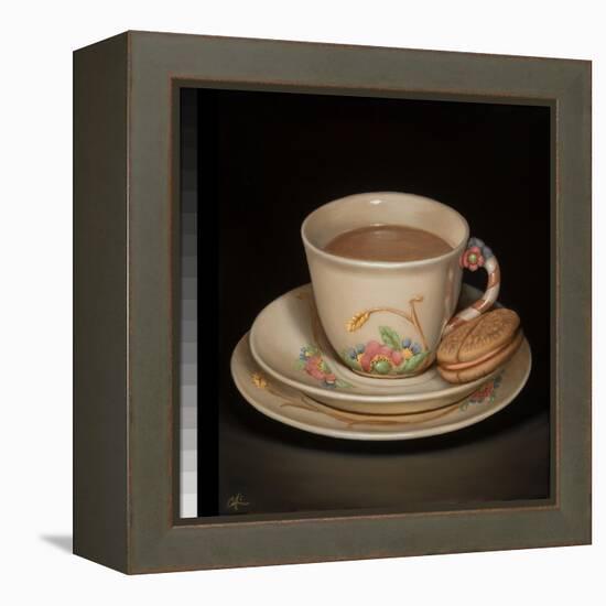 Teascape with Orange Cream-Catherine Abel-Framed Premier Image Canvas