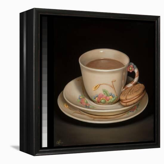 Teascape with Orange Cream-Catherine Abel-Framed Premier Image Canvas