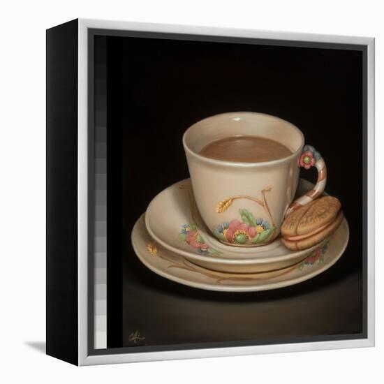 Teascape with Orange Cream-Catherine Abel-Framed Premier Image Canvas