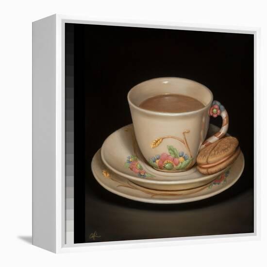 Teascape with Orange Cream-Catherine Abel-Framed Premier Image Canvas