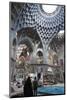 Teashop in a Khan, Bazar, Kashan, Iran, Western Asia-Eitan Simanor-Mounted Photographic Print