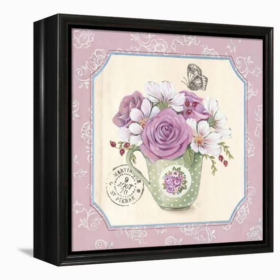 Teatime Cosmos-Stefania Ferri-Framed Stretched Canvas