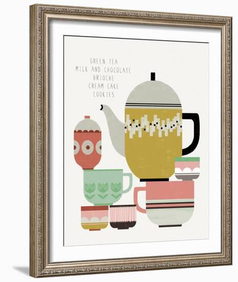 Teatime II-Laure Girardin-Vissian-Framed Giclee Print
