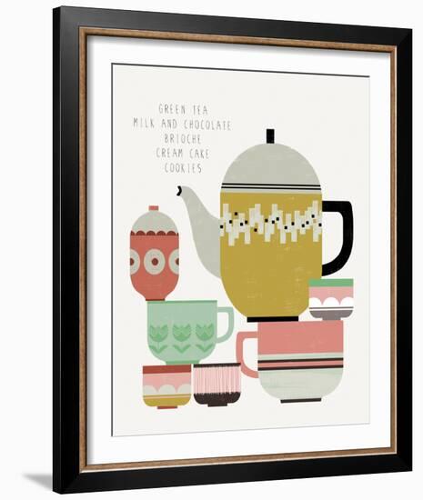 Teatime II-Laure Girardin-Vissian-Framed Giclee Print