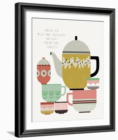 Teatime II-Laure Girardin-Vissian-Framed Giclee Print