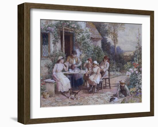 Teatime-Myles Birket Foster-Framed Giclee Print