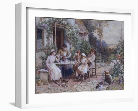 Teatime-Myles Birket Foster-Framed Giclee Print