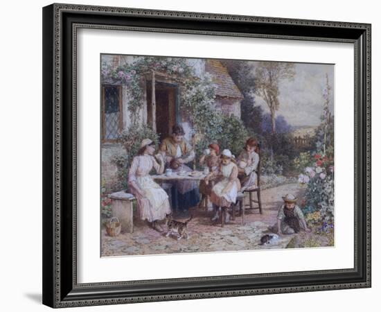 Teatime-Myles Birket Foster-Framed Giclee Print