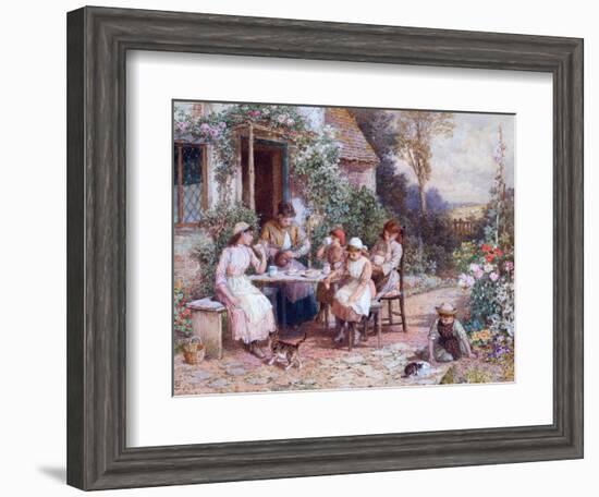 Teatime-Myles Birket Foster-Framed Giclee Print