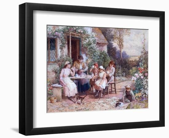 Teatime-Myles Birket Foster-Framed Giclee Print