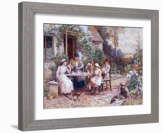 Teatime-Myles Birket Foster-Framed Giclee Print