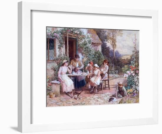 Teatime-Myles Birket Foster-Framed Giclee Print